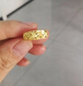周六福（ZLF）  足金999活口金戒指女滿天星女士戒指黃金 計價 15號 - 5.32g 曬單實拍圖