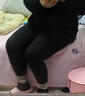 纖莉秀2025秋裝新款大碼女裝胖mm收腹顯瘦修身塑形彈力透氣打底褲4780 黑色 2XL 曬單實拍圖