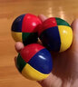 提高專(zhuān)注力反應力右腦開(kāi)發(fā) 小丑表演手技球5.5cm兒童雜耍球手拋球 兒童款彩色款4個(gè)裝 曬單實(shí)拍圖