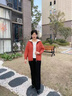 皮爾卡丹媽媽秋裝外套2025新款大碼上衣中老年女裝洋氣針織開(kāi)衫春秋毛衣服 FQc787Hb8 桔色 S（推薦80-100斤） 曬單實(shí)拍圖