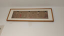 萱木堂 新中式客廳裝飾畫(huà)書(shū)房掛畫(huà)臥室壁畫(huà)復古人物禪意 簪花仕女圖 簪花仕女圖（柚木圓角框） 成品寬120cm*高40cm 曬單實(shí)拍圖