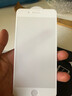 尋幟梵 適用蘋(píng)果7/8plus鋼化膜se全屏iPhone7plus防窺膜磨砂膜手機貼膜軟膜全包防指紋 白色【超清磨砂-2片裝】-全屏不碎邊-摔不壞 蘋(píng)果7plus/8plus 曬單實(shí)拍圖