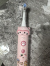 DIMMI兒童膠囊電動(dòng)牙刷適用3-6-12歲男孩/女孩迪米智能自動(dòng)出牙膏軟毛護(hù)齦防蛀送兒童送孩子兒童節(jié)禮物 粉色 曬單實(shí)拍圖