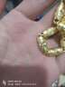 瑩玉碧 越南沙金項(xiàng)鏈男空心竹節(jié)橄欖珠男士久不掉色鍍金粗款大金鏈子 長(zhǎng)60厘米粗8毫米重約68克 曬單實(shí)拍圖