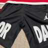 NIKE JORDAN 耐克AJ童裝男童短褲夏季新款兒童網(wǎng)眼透氣運動(dòng)短褲 正黑色 135 /60 【建議身高122-128cm】 曬單實(shí)拍圖