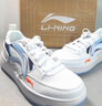 李寧海川丨板鞋男鞋春夏季云科技減震經(jīng)典運動(dòng)鞋增高休閑鞋小白鞋 標準白/新極光藍(377款)-2 39 曬單實(shí)拍圖