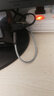 CABLE CREATION 一繩車(chē)載AUX音頻線(xiàn)彎頭公對公3.5mm耳機轉接線(xiàn)電腦手機平板連接麥克風(fēng)車(chē)載音響功放音頻連接線(xiàn) 黑色雙彎頭 1.8米 曬單實(shí)拍圖