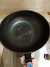 東郎老式鐵鍋熟鐵炒鍋加厚炒鍋鑄鐵炒菜鍋超厚重無(wú)涂層鐵鍋 配可視組合蓋 30cm 曬單實(shí)拍圖