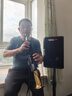 米高A6音響戶外充電吉他彈唱歌路演內(nèi)錄直播專業(yè)樂(lè)器電吹管薩克斯音箱 套2：棕色音響+2話筒+包+支架 曬單實(shí)拍圖