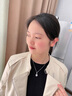 迪后（Dirholl）珍珠項(xiàng)鏈女耳環(huán)女套裝高級(jí)感鎖骨鏈七夕情人節(jié)生日禮物送女友老婆 珍愛(ài)珍珠項(xiàng)鏈【精美禮盒】 曬單實(shí)拍圖