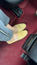 NINE WEST/玖熙通勤樂(lè )福鞋反絨豆豆鞋女鞋 NF438016SK 黃色38 曬單實(shí)拍圖
