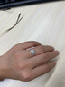 謝瑞麟（TSL）18K金鉆石戒指女摘方星白金求婚訂婚結(jié)婚鉆戒64072七夕禮物 13號(hào)圈口（43顆鉆石，共約29分） 曬單實(shí)拍圖