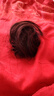 曉色雞毛丸子抓夾假發(fā)發(fā)夾女仿真發(fā)花苞頭半扎發(fā)夾高扎側扎自然增發(fā)量 慵懶雞毛丸子頭【棕黑色】抓夾款F2379棕黑 曬單實(shí)拍圖