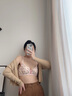 六只兔子小櫻桃內(nèi)衣女性感蕾絲小胸聚攏顯大胸罩甜美純欲顯瘦文胸套裝 粉櫻桃顯瘦款套裝 0.5cm薄杯 80A B 曬單實拍圖