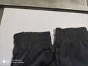 玉格格吉祥 新款工裝褲男大碼潮牌寬松百搭學(xué)生多口袋戶(hù)外運動(dòng)長(cháng)褲男松緊腰青少年ins休閑束腳褲子男 黑色 XL建議125-140斤 曬單實(shí)拍圖