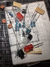 優(yōu)品沃目洞洞板套件電路板制作diy學(xué)生焊接實訓(xùn)電子元器件焊接練習(xí)板散件 9件套組合 曬單實拍圖