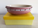 酷彩（Le Creuset）炻瓷23cm橢圓形創(chuàng)意彩虹系列沙拉水果菜盤家用餐具多彩餐具套組 23cm2件套石英粉 曬單實拍圖