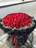 佳琳鲜花速递19朵玫瑰花束生日礼物全国同城实体花店配送 52朵红玫瑰花束-吾爱 实拍图