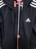 adidas阿迪達斯外套男士春秋季新款休閑運動(dòng)服連帽防風(fēng)跑步訓練舒適夾克 力薦-黑色經(jīng)典針織連帽 L 曬單實(shí)拍圖