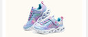 Skechers斯凱奇童鞋女童魔術(shù)貼閃燈鞋兒童跑鞋舒適學(xué)生休閑鞋302339L 曬單實(shí)拍圖