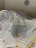 乖奇熊嬰兒衣服春夏季薄款內(nèi)衣套裝居家服分體寶寶空調(diào)服涼感睡衣莫代爾 藍(lán)色/小小小象 90 曬單實(shí)拍圖
