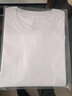拇指白小T【李小冉同款】二代水光T短袖t恤男夏季三防白小丅純棉圓領(lǐng)上衣 【2件】男款2代白色+黑色 S 曬單實(shí)拍圖