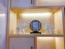福美林（FUMEILIN）欧式客厅家居装饰品创意电视柜酒柜抽象工艺品摆件雕塑艺术品礼品 米白招财象一对 实拍图