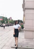 媛可職業(yè)襯衫女短袖定制工裝男女正裝襯衣夏棉4s店教師銀行工作服繡logo 單件男款淺藍(lán)襯衫 XL 曬單實(shí)拍圖