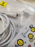 倍思蘋果數據線lighting線PD27W快充蘋果充電線type-c雙頭100W快充適用iPhone16/15/14/13/12/11/10/9 1米白色【USB快充】1小時充滿100% 曬單實拍圖