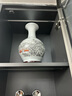 景德鎮陶瓷花瓶擺件中式現代家居酒柜裝飾品擺件客廳書(shū)房電視柜瓷器工藝品桌面擺設水培富貴竹插花瓶 雪景賞瓶 帶底座 曬單實(shí)拍圖
