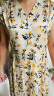 玛古芭（MAGUBA）品牌真丝连衣裙女2023夏季新款洋气气质年轻款桑蚕丝裙子 米白色 XL【建议105-120斤】 晒单实拍图