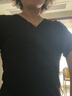 貝茲曼形體服舞蹈練功服藝考現(xiàn)代舞服裝瑜伽服女套裝莫代爾新款修身顯瘦 單V領(lǐng)中袖哈倫褲套裝 XL （110斤-120斤） 曬單實(shí)拍圖