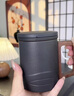 塵言黑陶茶杯陶瓷茶水分離辦公室水杯馬克杯過(guò)濾個(gè)人杯泡茶杯禮盒定制 知行泡茶杯—黑色+茶葉罐 曬單實(shí)拍圖