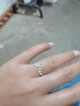 飾珀 999足銀情侶戒指一對男女士開(kāi)口緊箍咒戒子紀念至尊寶金箍棒潮人 女戒均碼（大小可調節） 曬單實(shí)拍圖