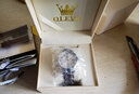歐利時(shí)（OLEVS）瑞士認證品牌手表男石英表夜光防水男士手表中老年人大數字腕表 升級加強版-棕皮本白【終身?！?曬單實(shí)拍圖