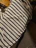 Tommy Hilfiger【條紋修身】春夏男裝休閑通勤彈力圓領(lǐng)內搭打底短袖T恤上衣 白黑條紋YCI 2XL （推薦：160-180斤） 曬單實(shí)拍圖