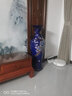 垚罄 景德鎮陶瓷器落地大花瓶客廳 中國紅落地陶瓷大花瓶家居擺件工藝品 紅色牡丹 1米單個(gè) 配底座 曬單實(shí)拍圖