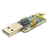 丟石頭 CH340 USB轉(zhuǎn)TTL串口模塊 usb轉(zhuǎn)uart通信模塊 CH340G刷機(jī)模塊 電平轉(zhuǎn)換 Type A接口(黑金) 發(fā)貨僅模塊不含線 1盒 曬單實(shí)拍圖