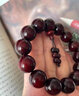 芳曉金星紫檀手串印度小葉紫檀佛珠手串老料高油密文玩紫檀男士手鏈帶金星紫檀木手串單圈 小葉紫檀20mm12顆 曬單實(shí)拍圖