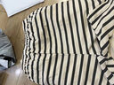 JIOESC兒童睡衣男童夏季薄款短袖小男孩中大童卡通可外穿家居服套裝QC 條紋熊一套【發(fā)倆件】 12碼【建議身高113-123】 曬單實拍圖