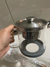 onlycook高硼硅玻璃濾油壺耐高溫油瓶 漏油網(wǎng)壺 過濾油渣壺豬油罐 1000ml/單個 曬單實拍圖