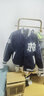 nautica white sail【聯(lián)名款】白帆日系男女同款寬松休閑毛呢棒球夾克RBJW3401 藏青色41C M 曬單實(shí)拍圖