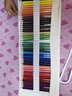 輝柏嘉（Faber-castell）彩鉛筆48色油性彩鉛套裝學(xué)生手繪畫(huà)彩色鉛筆專(zhuān)業(yè)素描國慶中秋節禮物 48色禮盒+筆簾 曬單實(shí)拍圖