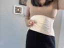 南極人雙兜保暖護(hù)腰帶女士暖腰腹宮肚圍帶口袋可放暖寶發(fā)熱塑形美體腰圍 膚色【雙兜+四片暖貼】 XXL【160-220斤】 曬單實(shí)拍圖