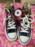 匡威（Converse）帆布運動(dòng)板鞋 ALL STAR HI高幫休閑鞋 經(jīng)典男女全明星 日本直郵 NV-藏青色 23.5 曬單實(shí)拍圖