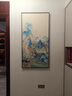 貝伊樂(lè )玄關(guān)風(fēng)景裝飾畫(huà)山水畫(huà)新中式手繪油畫(huà)大氣過(guò)道掛畫(huà)國風(fēng)千里江山圖 雅致棕木框 60*120 曬單實(shí)拍圖