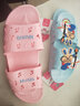 惠夫人親子拖鞋家居情侶卡通兒童涼拖鞋夏季 小貓咪 白色 兒童32-33碼（內長(cháng)約220mm) 曬單實(shí)拍圖