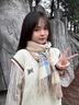南極人圍巾女2023秋冬新款圍脖圍巾女冬款送女朋友高級百搭保暖防風(fēng)圍巾 米色-【溫暖百搭】 均碼 曬單實(shí)拍圖