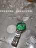 瑞士全自動(dòng)機械機芯手表男高檔雙日歷夜光防水男士名牌綠水表黑鬼 綠色 曬單實(shí)拍圖