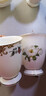 品來(lái)運歐式馬克杯茶杯家用喝水杯子帶蓋骨瓷大容量早餐牛奶杯高顏值 粉黛佳人皇室杯+勺（300ml） 曬單實(shí)拍圖